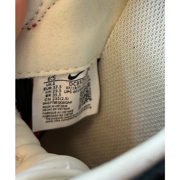 Nike Fontanka Waffle Sneaker Women's Size 6.5 Lace Up Low Top Burnt Sunrise - Picture 5 of 7